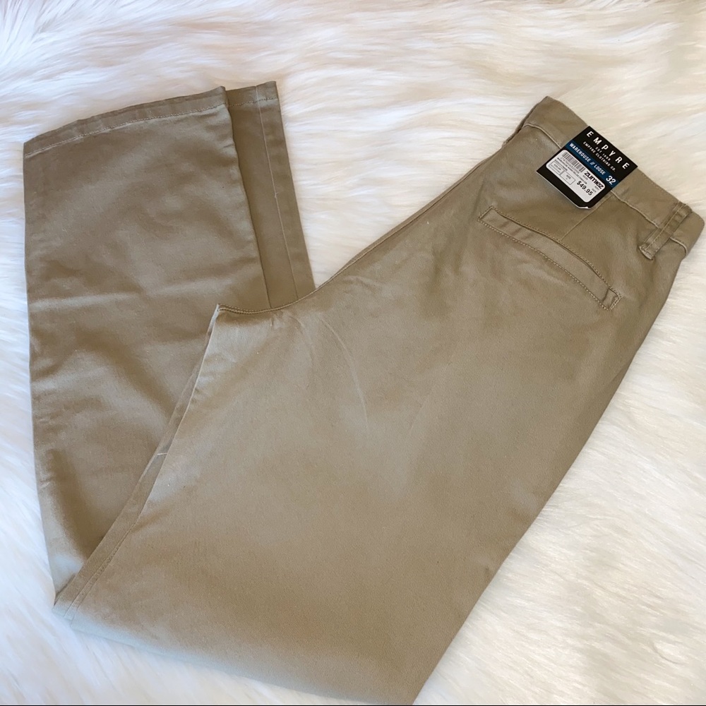 Beige Khaki Empyre Warehouse Loose 32 Pants